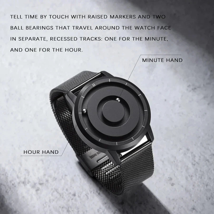 EUTOUR Fashion Magnetic Ball Quartz Watch