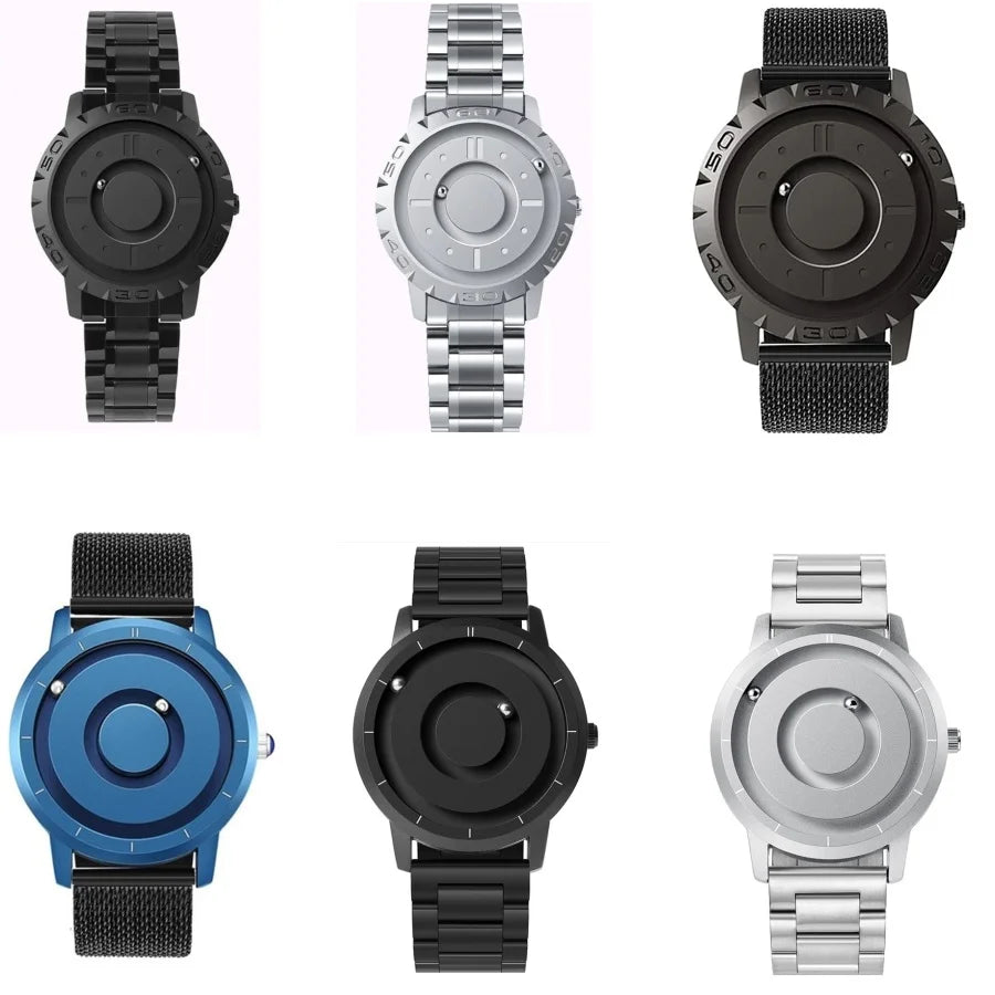 EUTOUR Fashion Magnetic Ball Quartz Watch