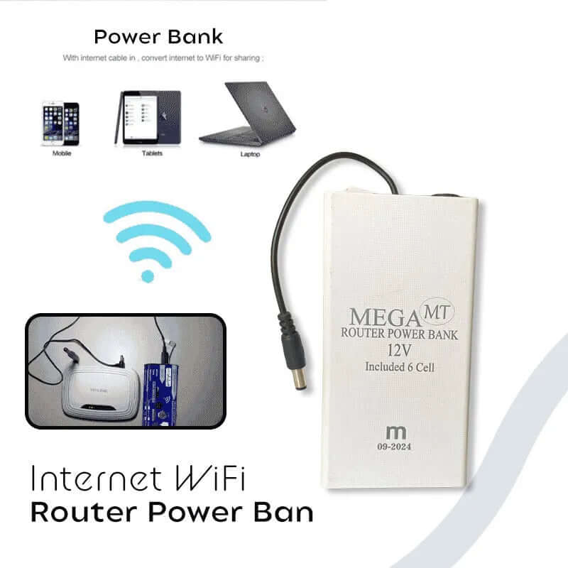 12V WiFi Router Power Bank